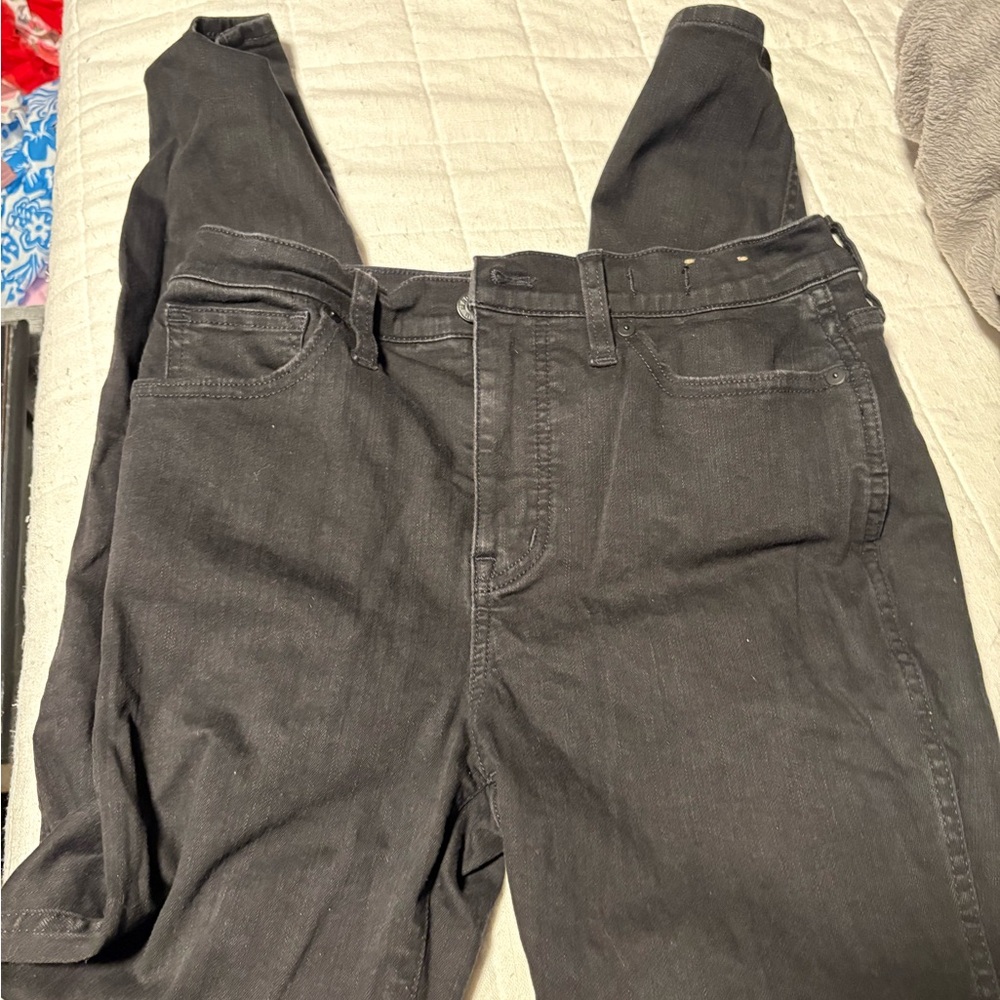 Madewell Women's Black Skinny Jeans -28